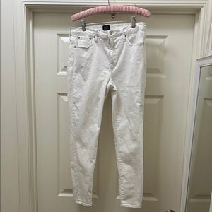 J. Crew Women's Bright White Skinny Jeans